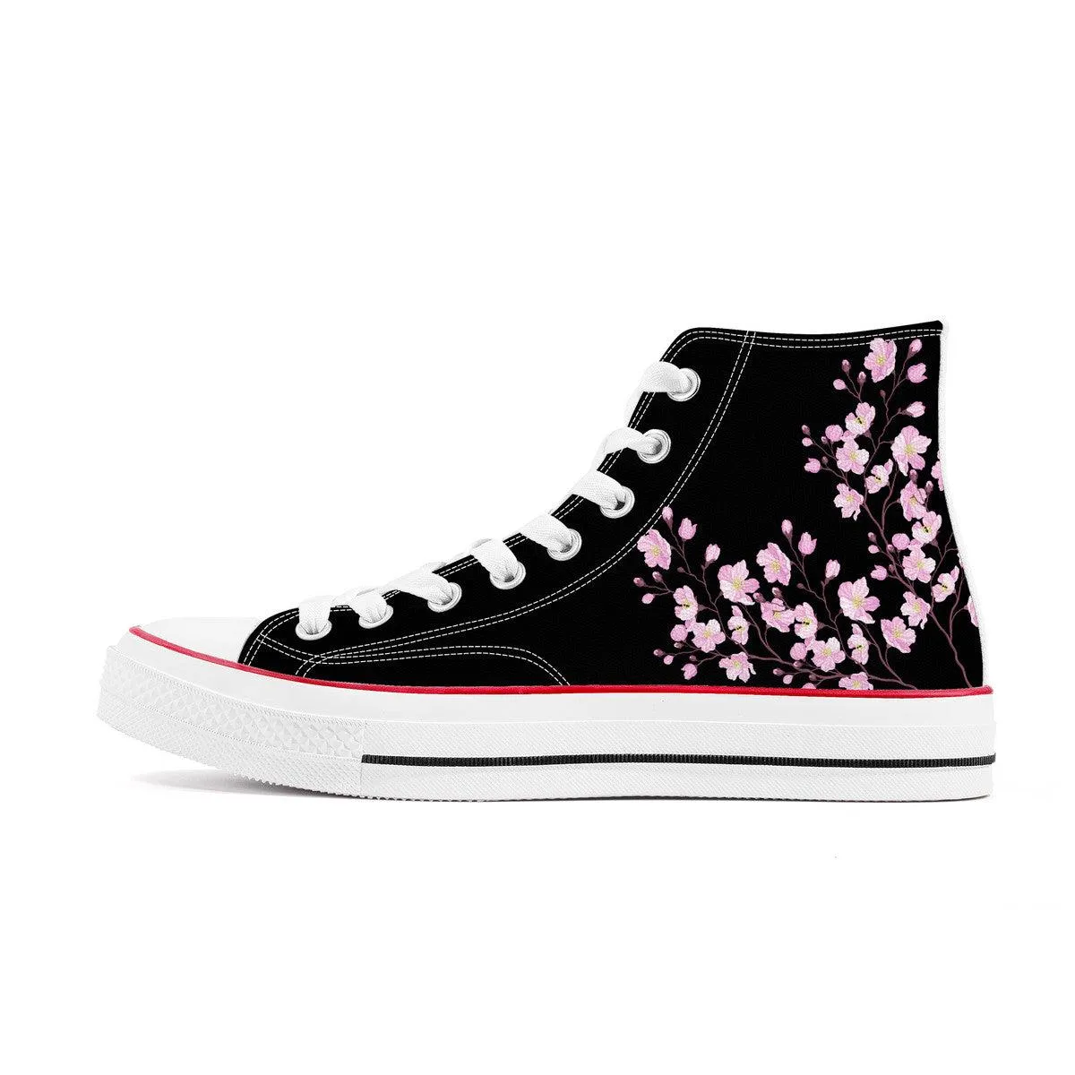 Sakura High Top Canvas Shoes