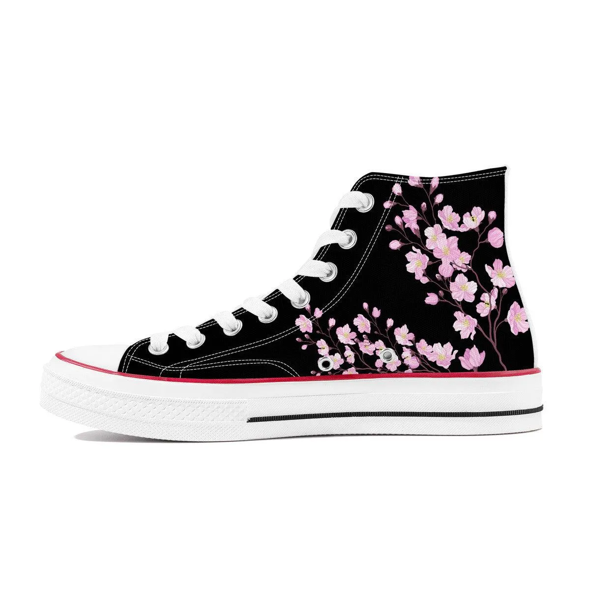 Sakura High Top Canvas Shoes