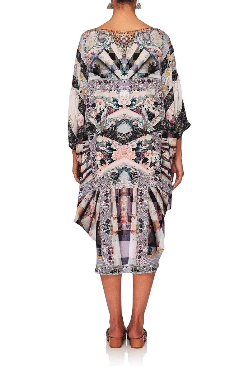 SCOOP BACK HEM DRESS IN HER SHOES