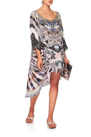 SCOOP BACK HEM DRESS IN HER SHOES
