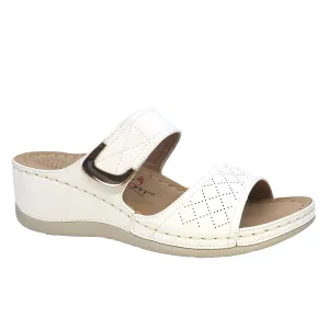 Shoe Max Spring/Summer-2025-S25-Victoria Lady Comfort-01 Leather Shoes-White