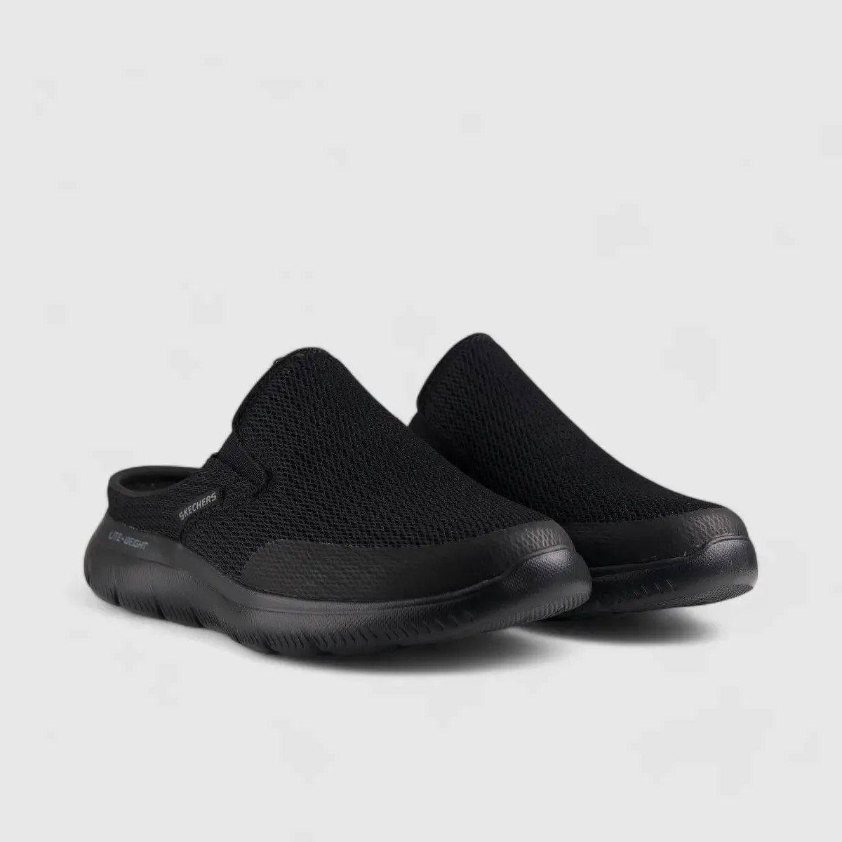 Skechers Comfort Open Back Slip On Black 232574