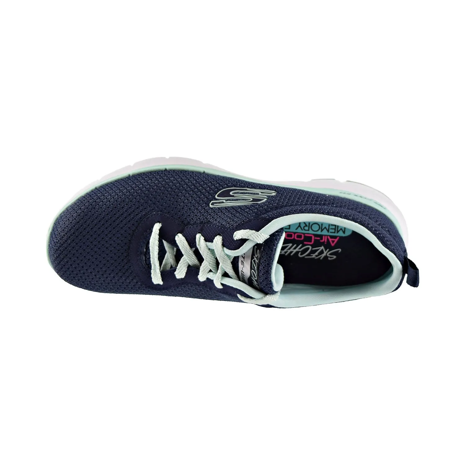 Skechers Flex Appeal 3.0 First Insight Womens Shoes Navy/Aqua