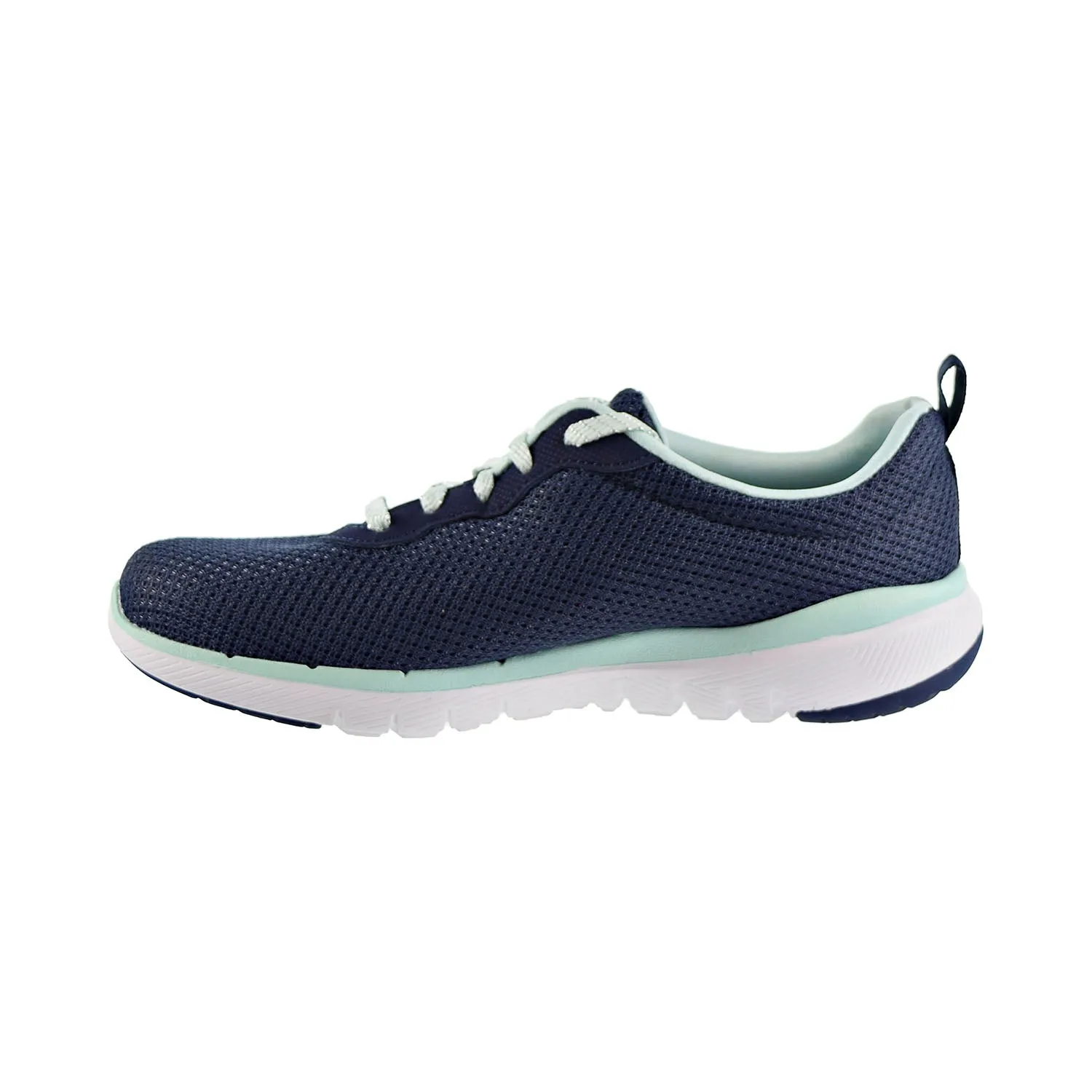 Skechers Flex Appeal 3.0 First Insight Womens Shoes Navy/Aqua