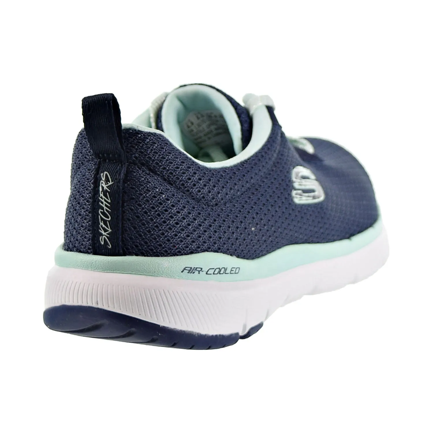 Skechers Flex Appeal 3.0 First Insight Womens Shoes Navy/Aqua