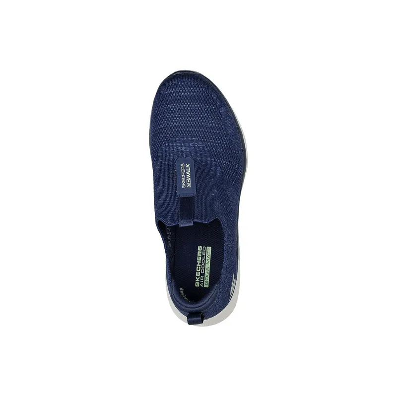 Skechers Go Walk 6 Glimmering Walking Shoes For Women, Navy Green