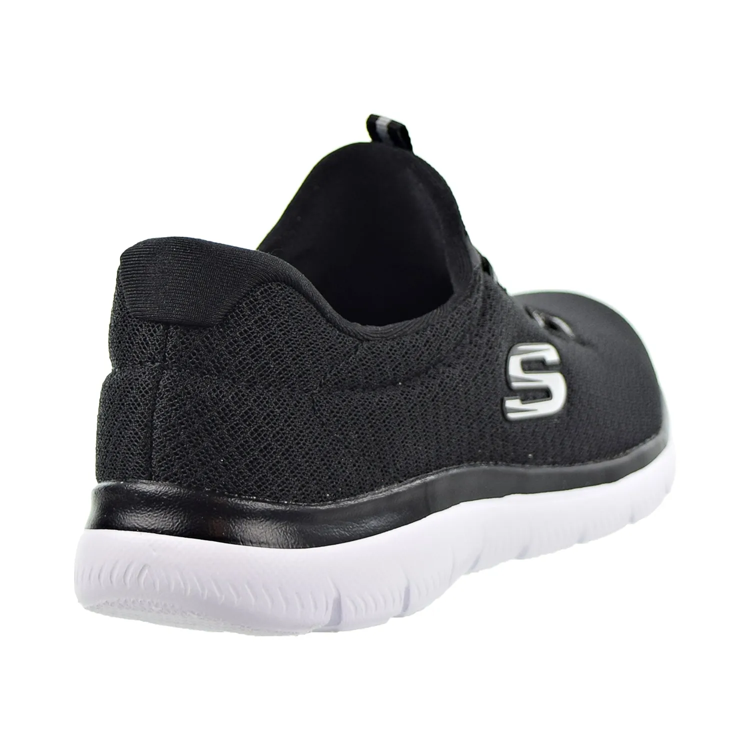 Skechers Summits Womens Shoes Black/White