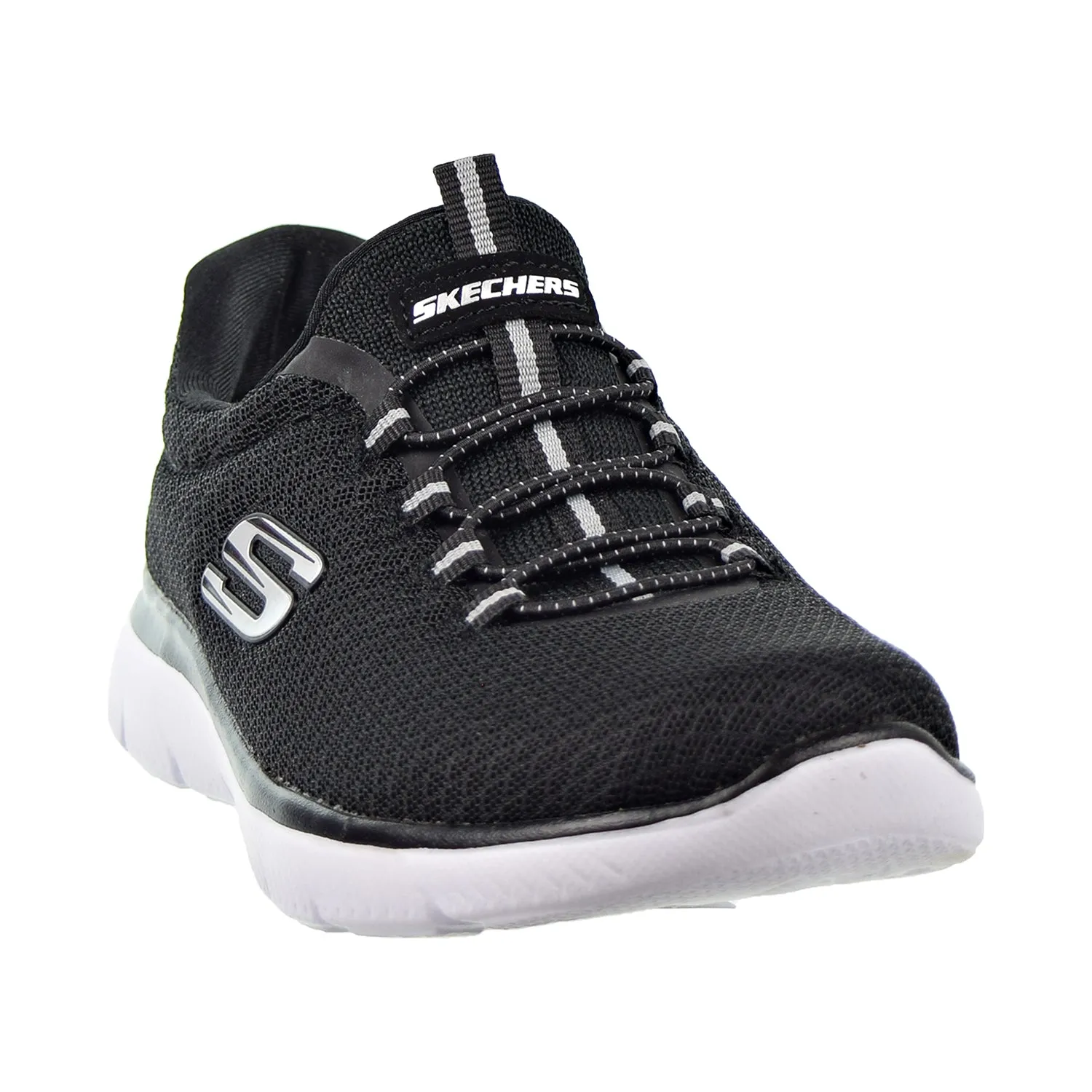 Skechers Summits Womens Shoes Black/White