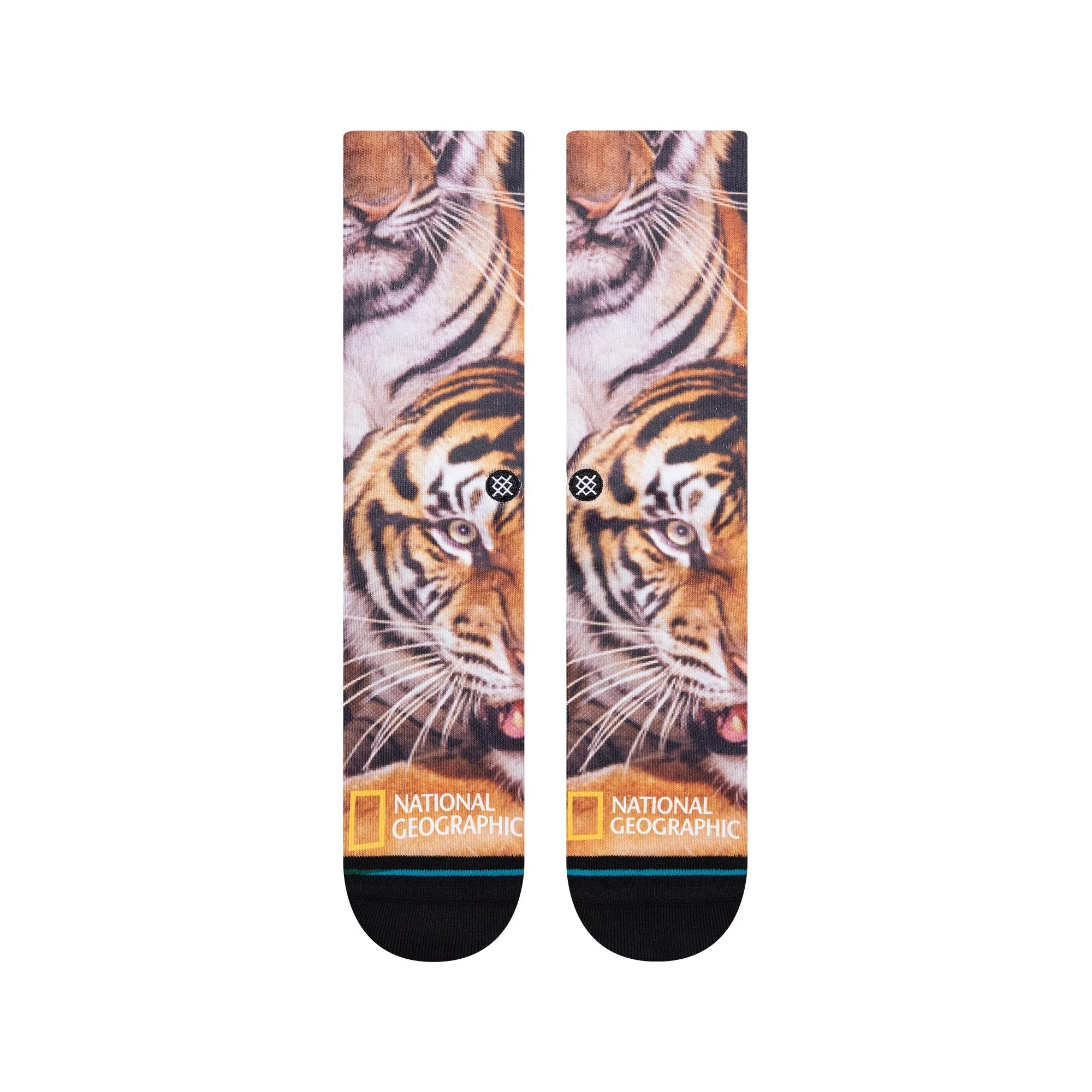 Stance Two Tigers Crew Socks - Black