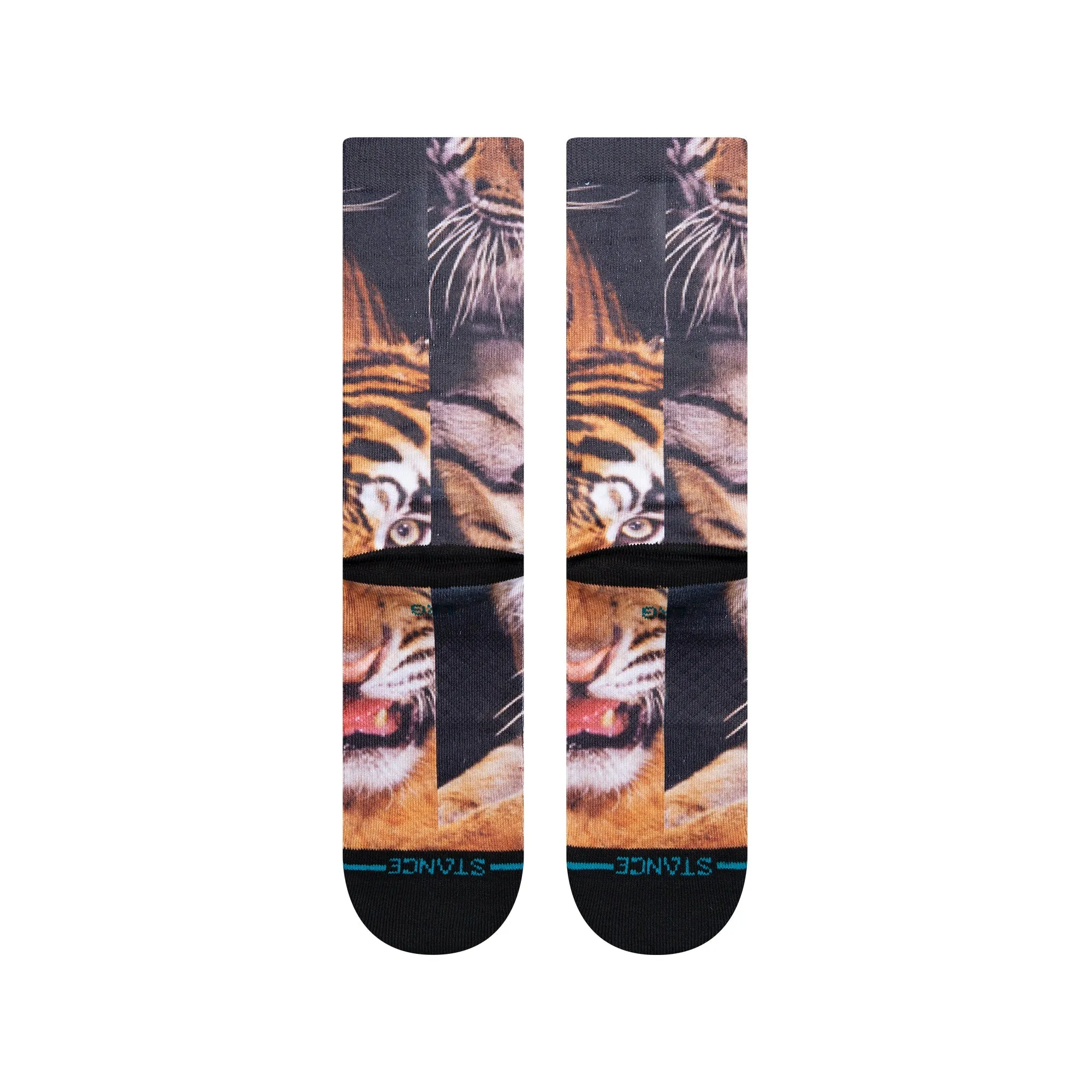 Stance Two Tigers Crew Socks - Black