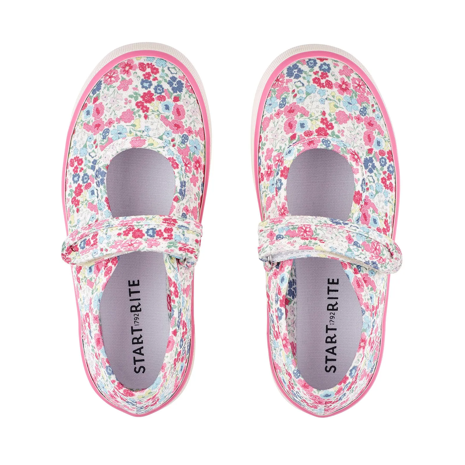 Start-Rite Canvas Shoes | Blossom | Pink Multi