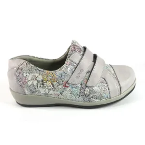 Suave  Extra Wide Walking Shoes - Joy - Grey Multi