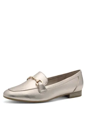 Teddy Buckle Loafer - Platinum