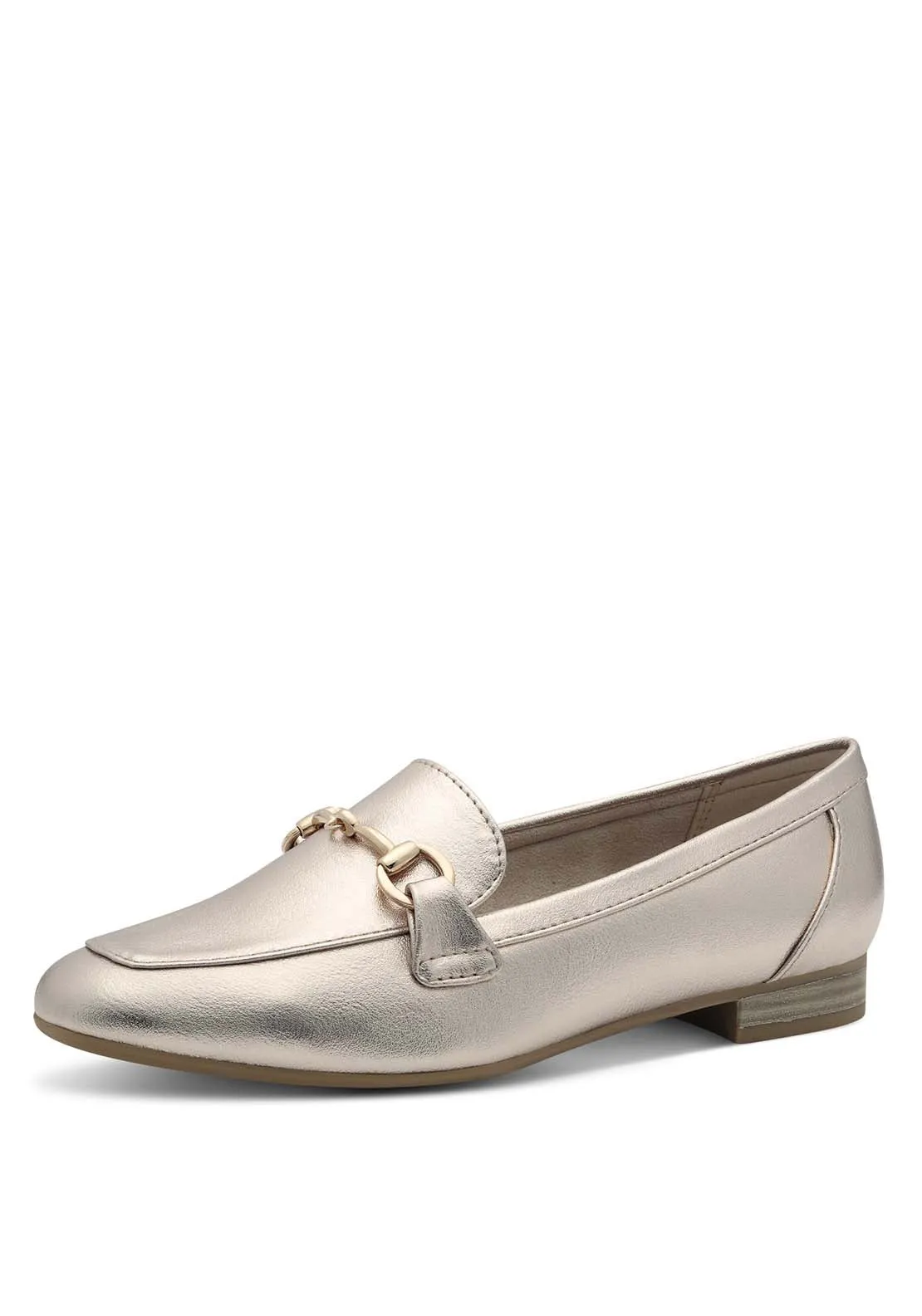 Teddy Buckle Loafer - Platinum