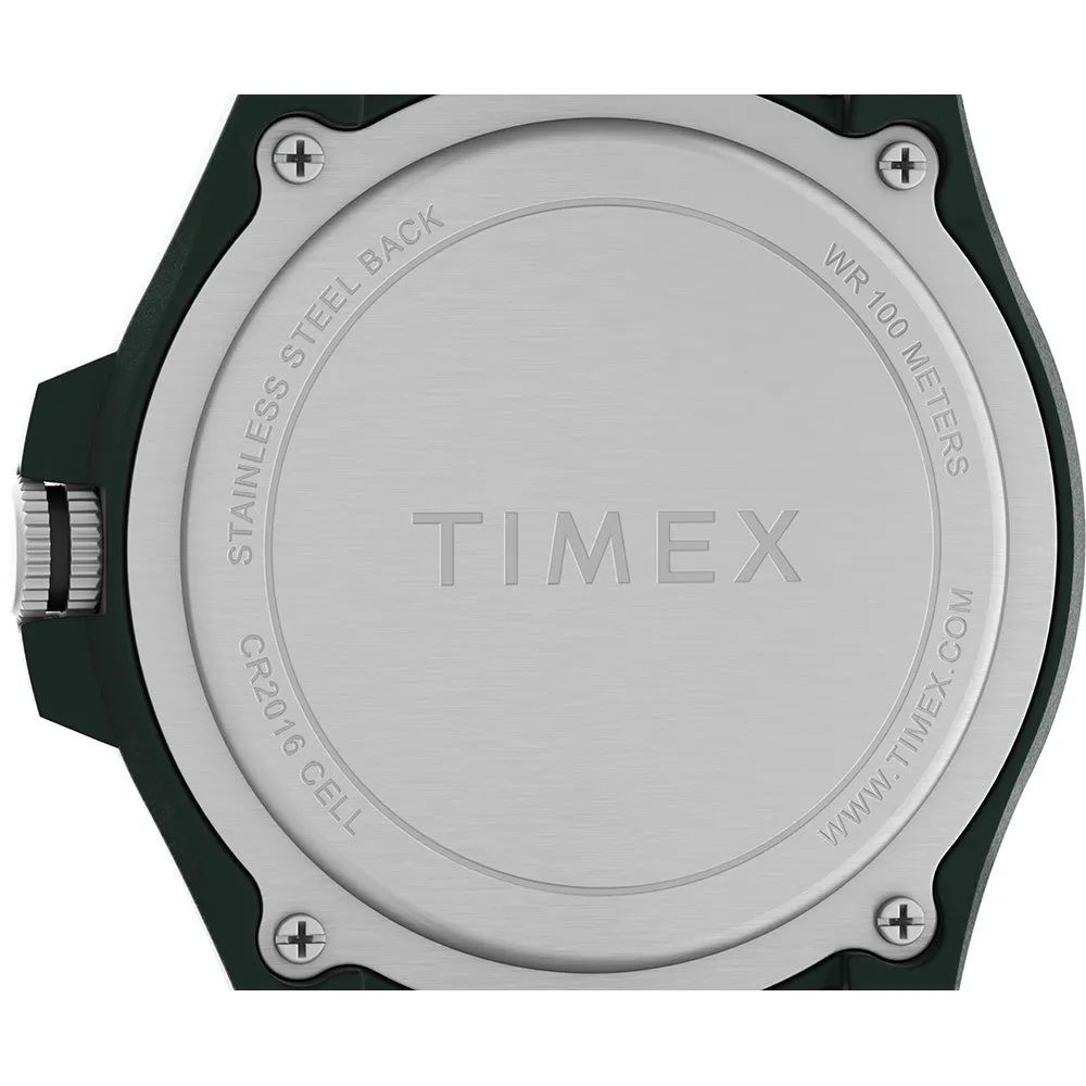 Timex Expedition Acadia Rugged Black Resin Case - Natural Dial - Brown/Black Fabric Strap [TW4B26500]