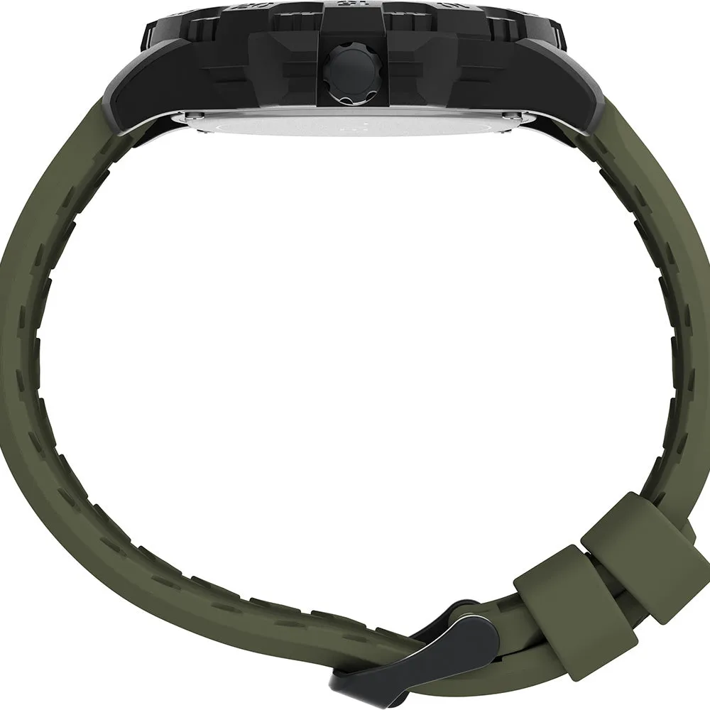 Timex Expedition Gallatin - Green Dial  Green Silicone Strap [TW4B25400]