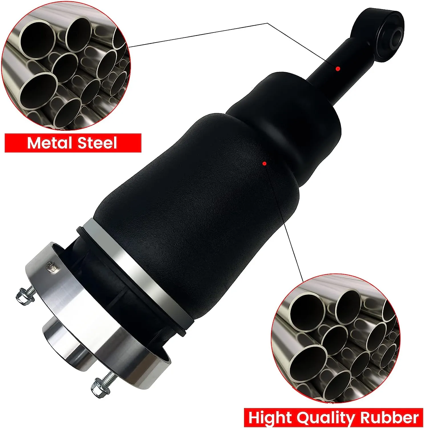 VIGOR Rear Air Strut Absorber, Compatible with 2002-2007 Lincoln Navigator and Ford Expedition Car Air Suspension Shock, OEM Replace Part Number 6L745A965AC