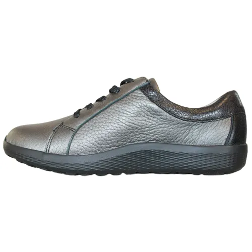 Waldlaufer Wide Fit Walkers - 634002 - Metallic Black