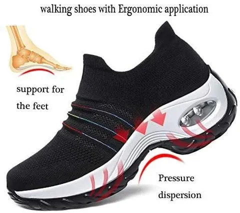Women's Colorful Sock Walking Shoes