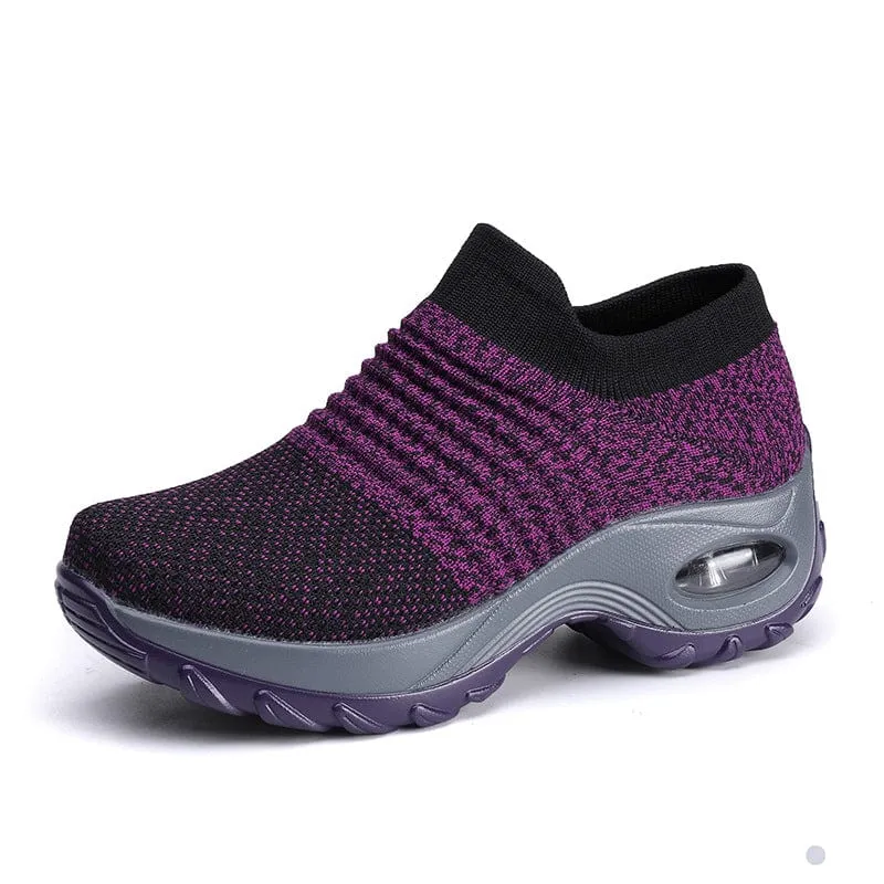 Women's Colorful Sock Walking Shoes
