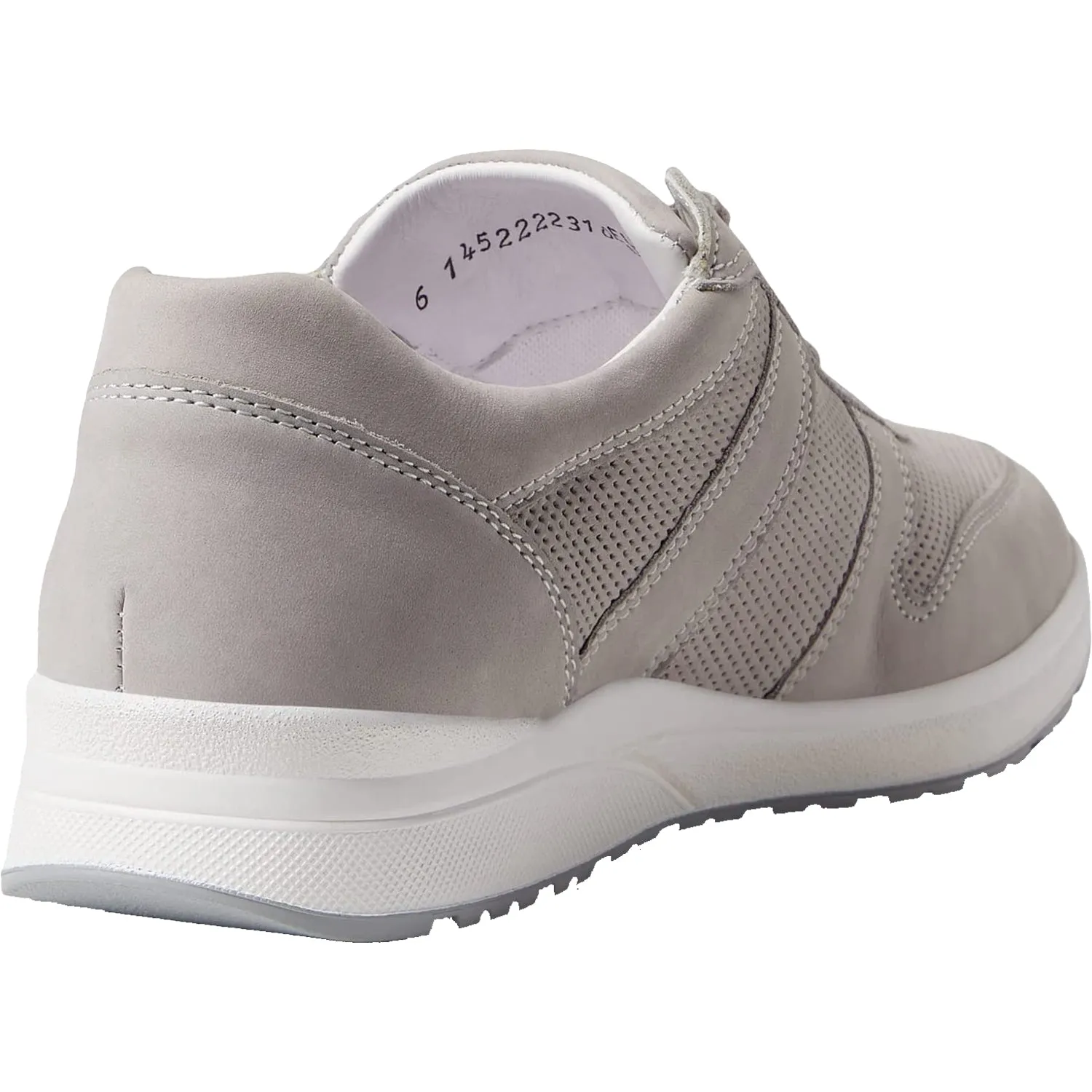 Women's Mephisto Rebeca Perf Light Grey Nubuck