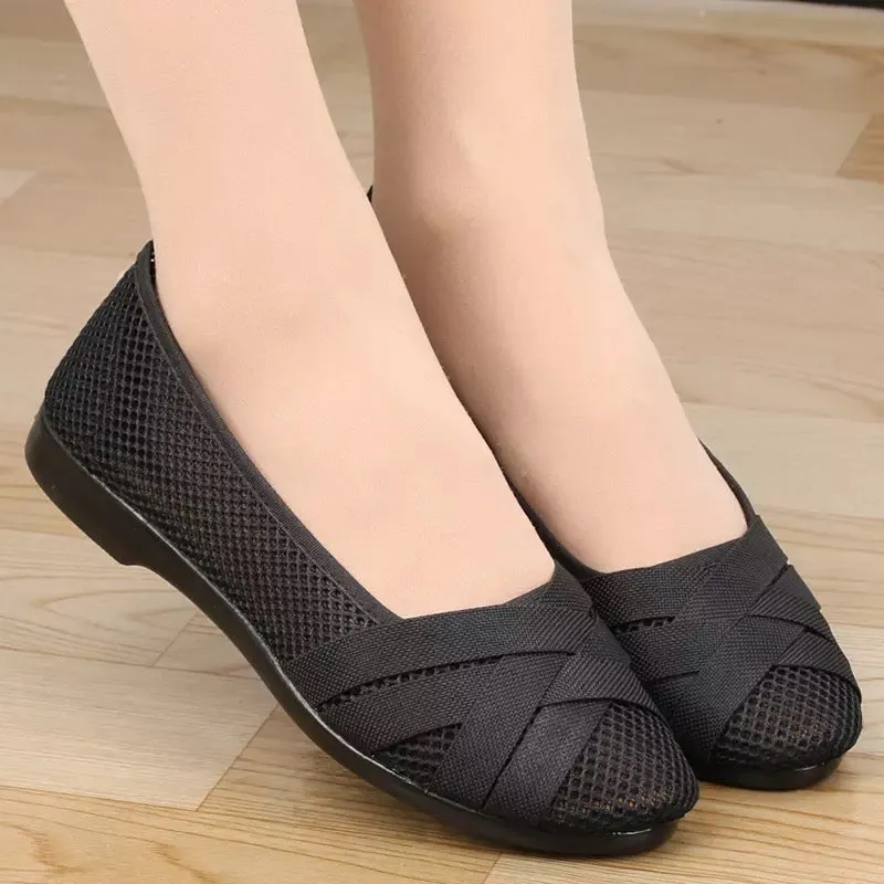 Women's Shoes Retro Flat Shoes